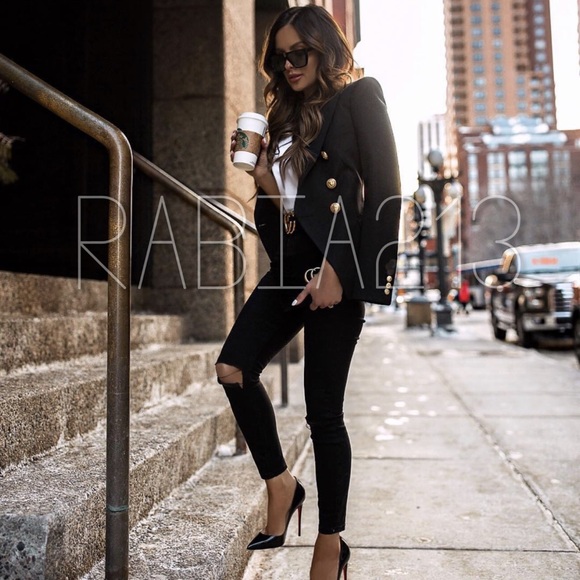 LAST 1!🔥ZARA TAILORED DOUBLE BREASTED BLAZER - Picture 9 of 16